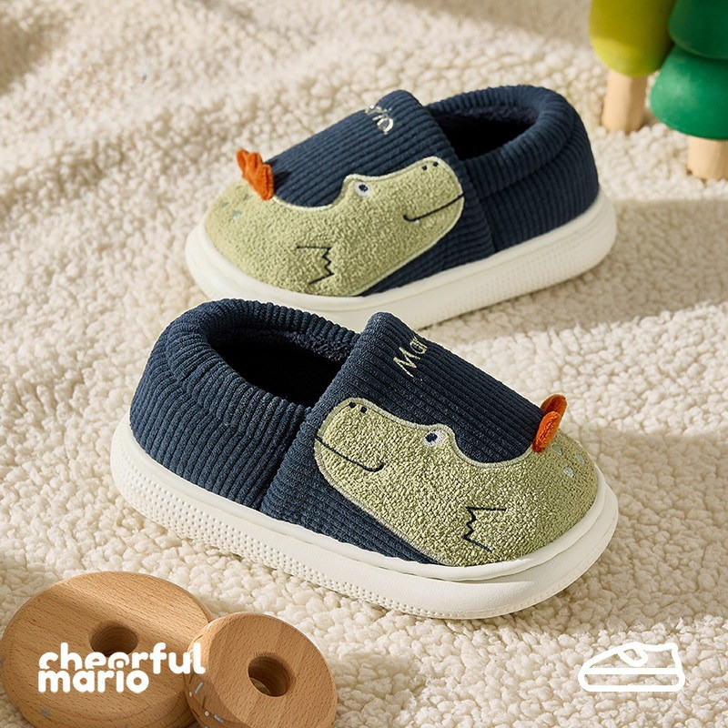 รองเท้าแตะผ้าฝ้าย baby swan & CROCS สำหรับใช้ภายในบ้าน