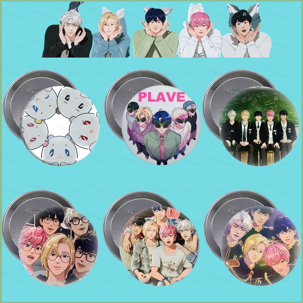 PLAVE YEJUN PLLI Tinplate Badge BAMBY HAMIN เข็มกลัด BAMBY กระเป๋าอุปกรณ์เสริมดาวอุปกรณ์ต่อพ่วง