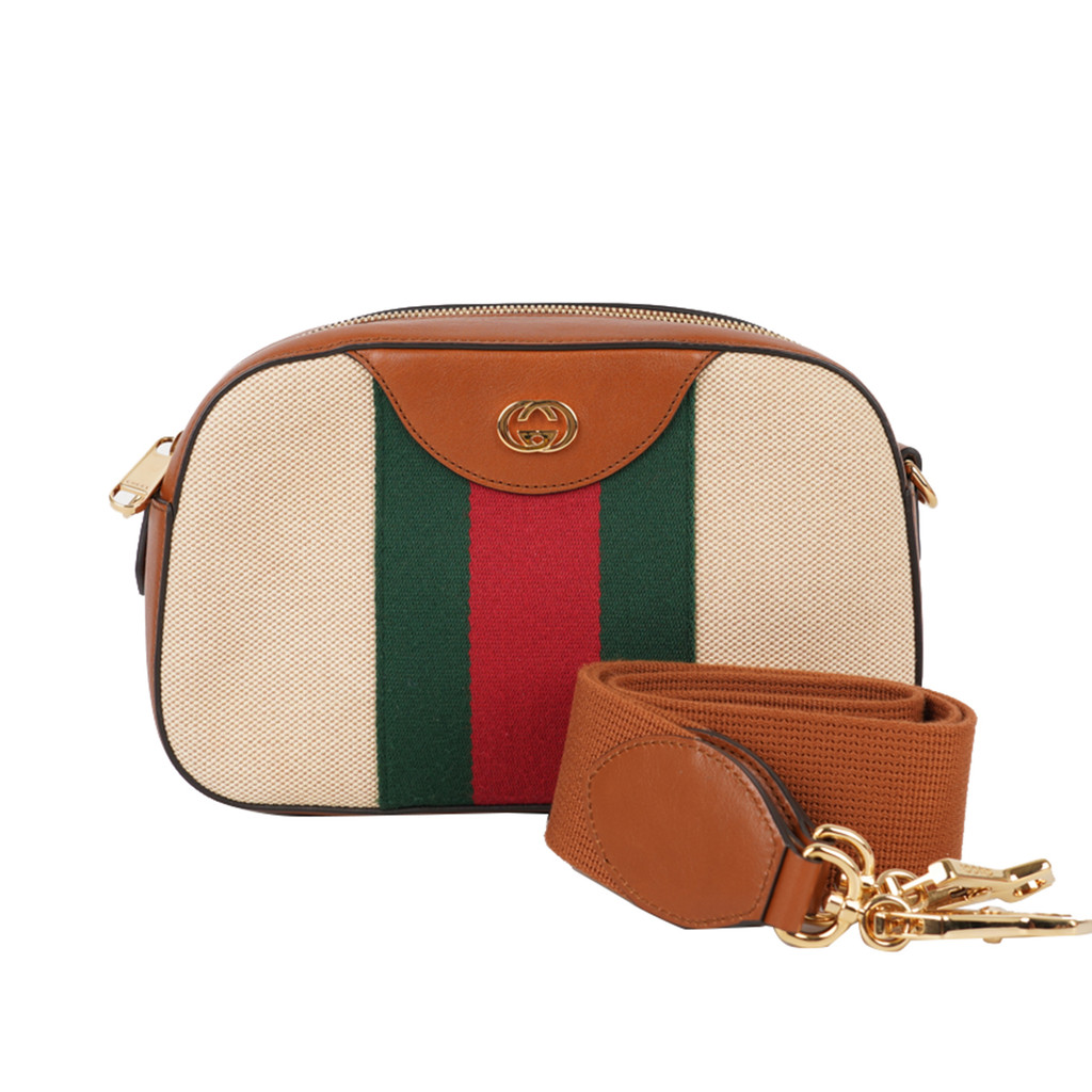 ข้อเสนอพิเศษ [9.5 ใหม่] GUCCI GUCCI Ladies Color Matching Shoulder Messenger Bag A5097 Business 8,00