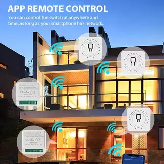 สวิตช์ไฟอัจฉริยะ Tuya WiFi แบบสายกลาง Google Smart Switch สมาร์ท Touch Sensor สวิตช์ไฟ LED สมาร์ทโฮม Alexa ทํางานร่วมกับ