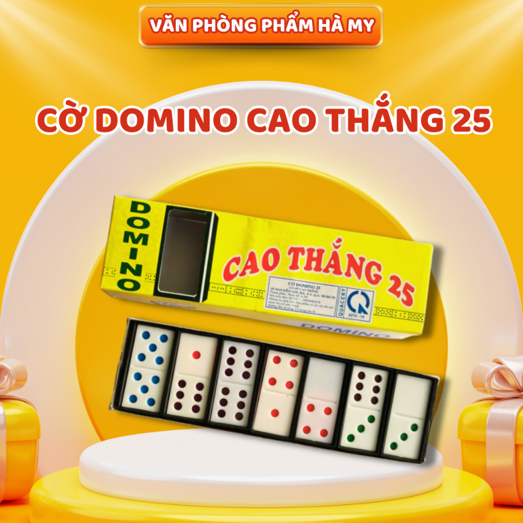High Win Dominoes 25 - Paper Box Entertainment Childrens Toy