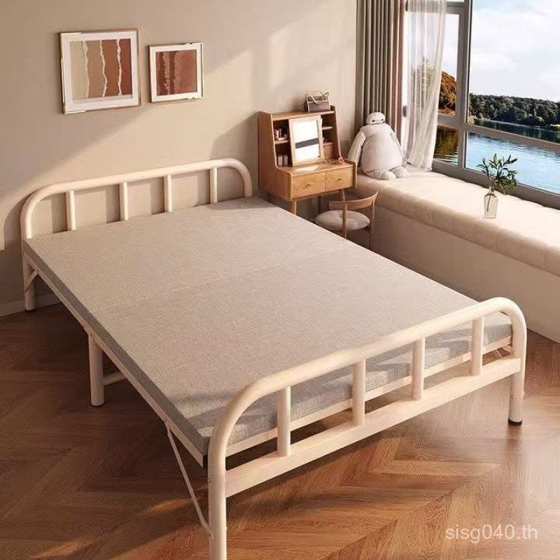 สํานักงานเช่าบ้านบ้านครัวเรือนแบบพกพางีบง่ายเตียงเครื่องมือที่มีประโยชน์หอพักเตียงเหล็กพักกลางวันเตี