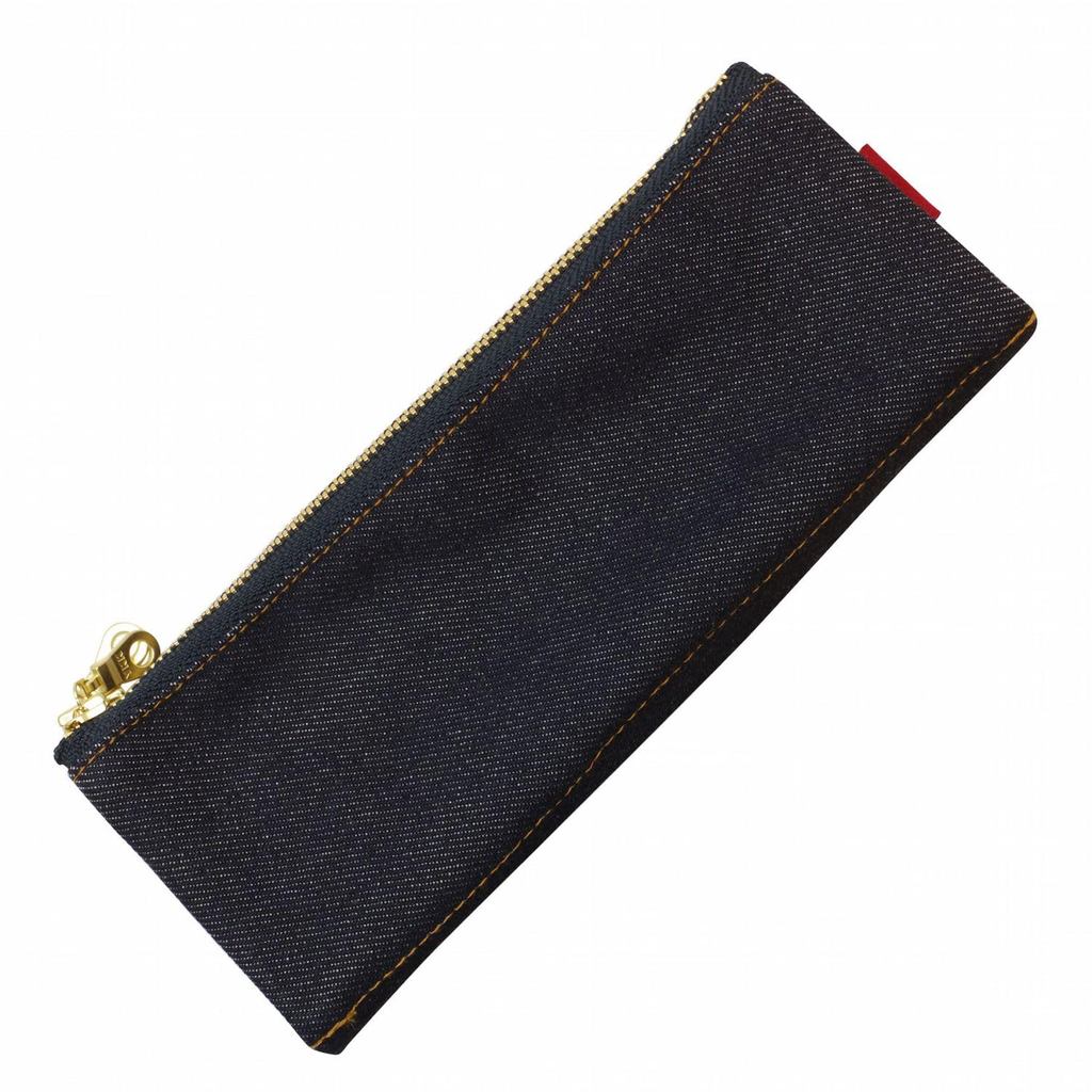 [Luddite] Garment Bag Luddite Bendy Pencil Case Denim Random Patchwork