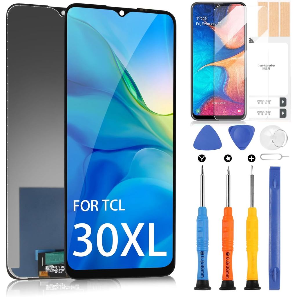 สําหรับ TCL 30 XL หน้าจอ LCD เปลี่ยน-สําหรับ TCL 30XL T671G T701DL จอแสดงผล LCD หน้าจอสัมผัสสําหรับ 