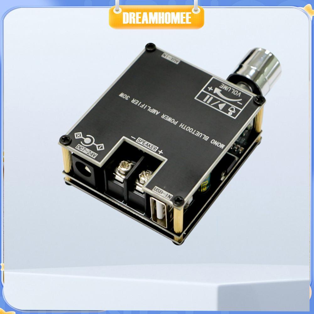 [dreamhomee.th] ZK-301B Mono 30W บอร์ดเครื่องขยายเสียง APP ควบคุมบลูทูธเข้ากันได้กับ 5.1 Mono Audio 