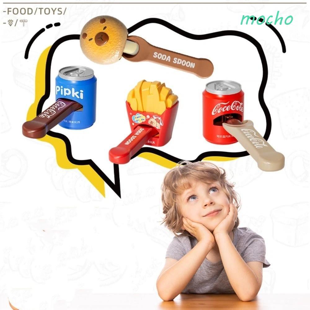 MOCHO Ramen Feeding Toy, Panda French Fries Food Feeding Toys, Desktop Ornament Bread Crab Cartoon P