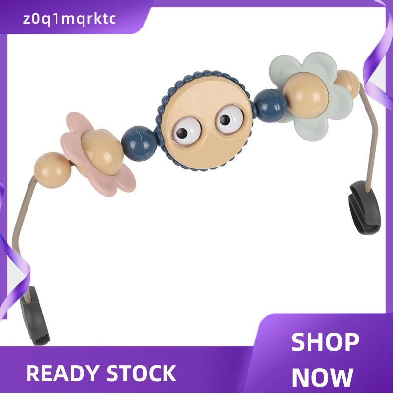 z0q1mqrktc รถที่นั่ง Baby Bouncer รถเข็นเด็ก Arch พร้อม Googly Eyes ของเล่นสําหรับทารก-อุปกรณ์เสริมต