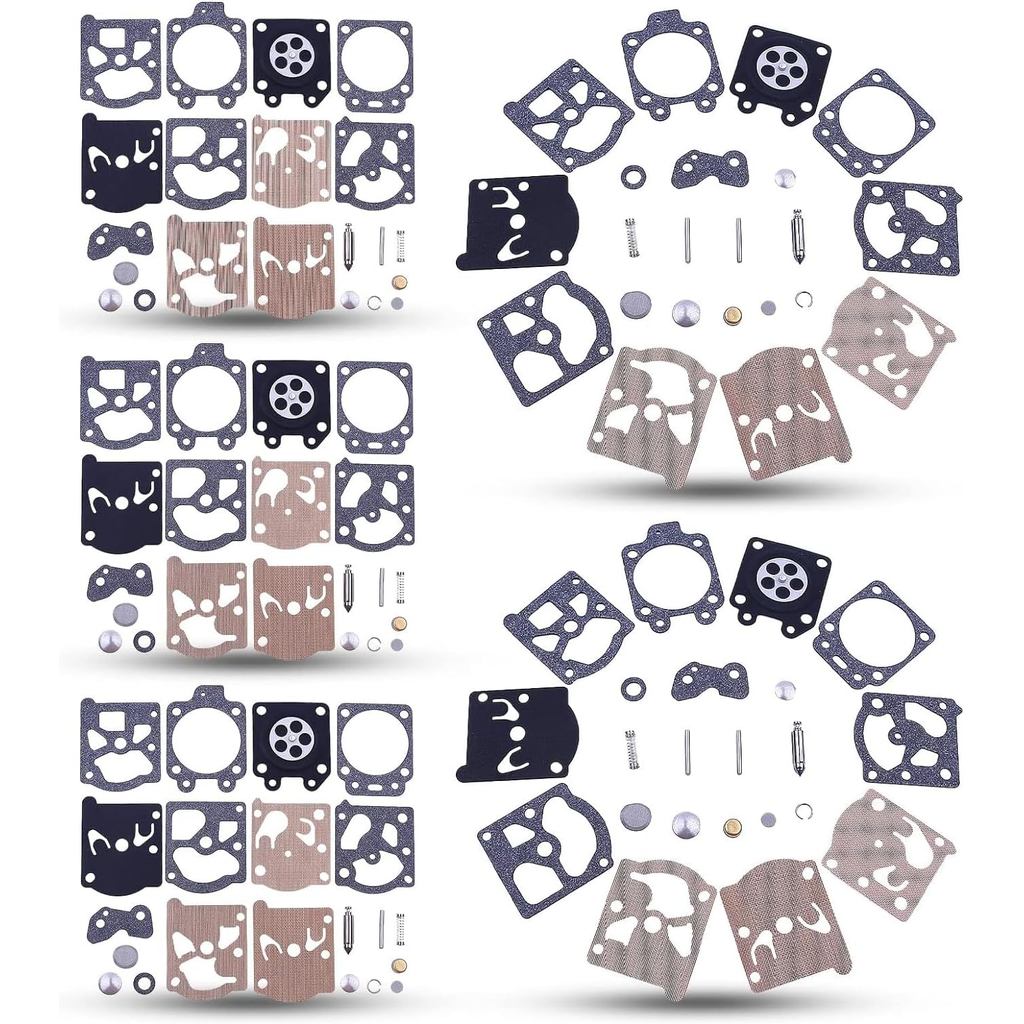 5 Pack คาร์บูเรเตอร์ไดอะแฟรมซ่อม Rebuild Kit สําหรับ Stihl FS36 FS40 FS44 FS72 FS74 FS75 FS76 FS80 F