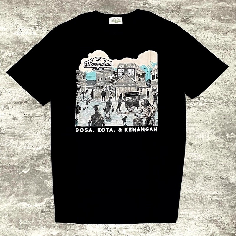 Silampaku - เสื้อยืด City Sin & Memories - สีดํา | สินค้าต้นฉบับ