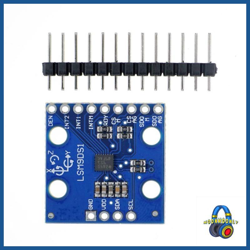 MOON LSM9DS1 Nine Shaft Detector Sensory Module 9-Shft Gyroscope สําหรับยืดหยุ่น