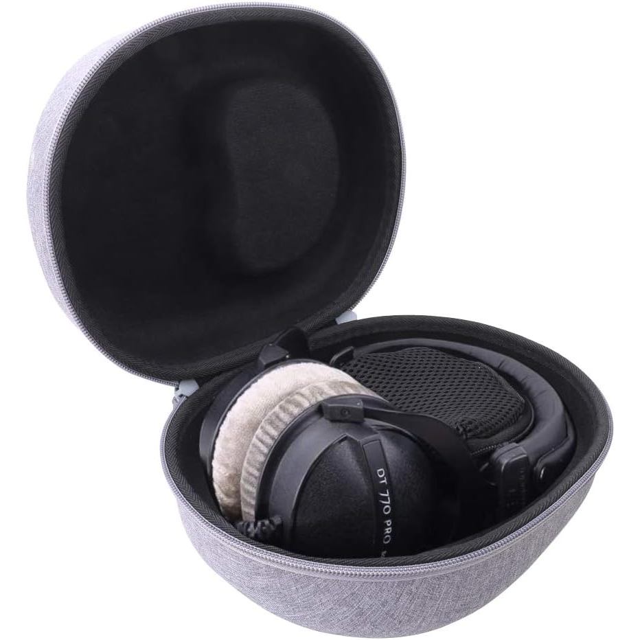 Aenllosi Hard กระเป๋าถือสําหรับ Beyerdynamic DT PRO 770 32/80/250 Ohm Over-Ear Studio หูฟัง (สีเทา)
