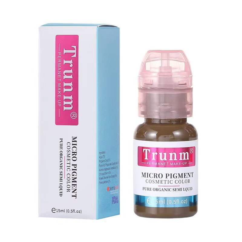 Trunm เยอรมัน Plant Tattoo เย็บปักถักร้อยสีวัสดุ Wild Line Eyebrow Eyebrow Eyeliner Bleach Lip Color