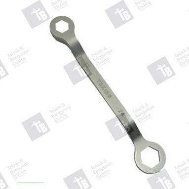 MESIN Tekiro Bent ประแจบล็อกเครื่องยนต์ 17 x 24 มม. AU-EB0960