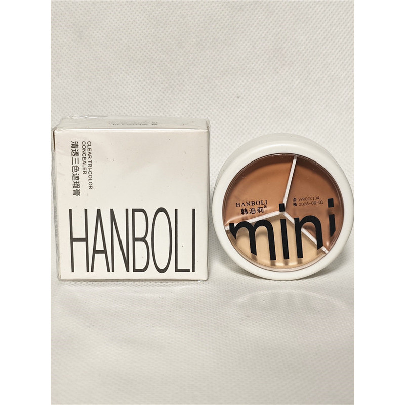 คอนซีลเลอร์ concealer Han Polly Clear Tricolor Concealer 9g