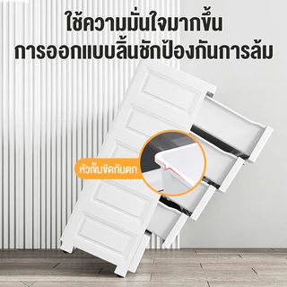 S-Airice 50-60CM ตู้ลิ้นชักตู้เสื้อผ้าอเนกประสงค์ ประหยัดพื้นที่ จุได้เยอะ มีล้อ แข็งแรงทนทาน