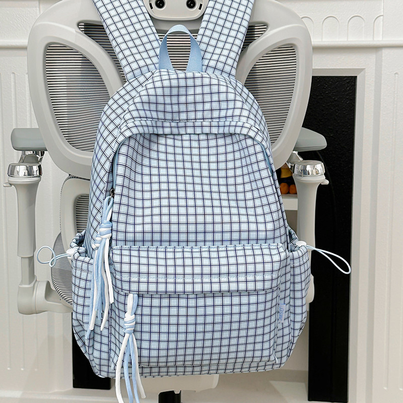 กระเป๋าเป้สะพายหลังสำหรับนักเรียนมัธยมต้นและนักศึกษามหาวิทยาลัยปี 2025 สไตล์ใหม่ ขนาดกระทัดรัด - รูปที่ 6