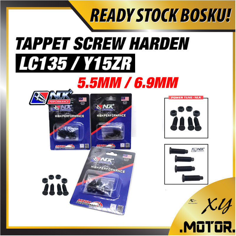 NLK TAPPET SCREW 5.5MM 6.9MM LC135 Y15ZR Y16ZR ROCKER ARM SCREW