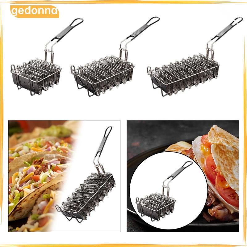 [gedonna] Taco Basket,Taco Shell Fryer,Stainless Steel,Taco Rack Fryer,Taco Fry Basket,Deep Fryer,Ta