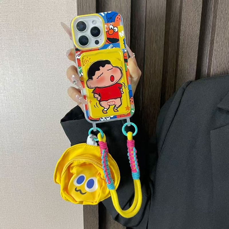 KB604 สําหรับ iPhone 17AIR 16 PRO MAX กรณี 15 Pro 14 PLUS 13 PRO MAX 12 11 XS MAX XR 7 8 PLUS ins สไตล์เกาหลี Anti-fall Lanyard แฟชั่นการ์ตูนสาวน่ารักโทรศัพท์ป้องกันกรณี - รูปที่ 5