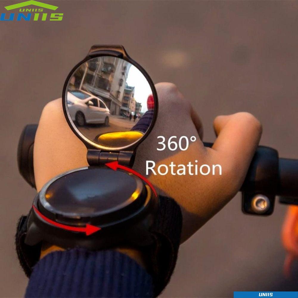 UNIIS Bike Mirror สายรัดข้อมืออุปกรณ์ปั่นจักรยานกระจกมองหลังสะท้อนแสงด้านหลัง
