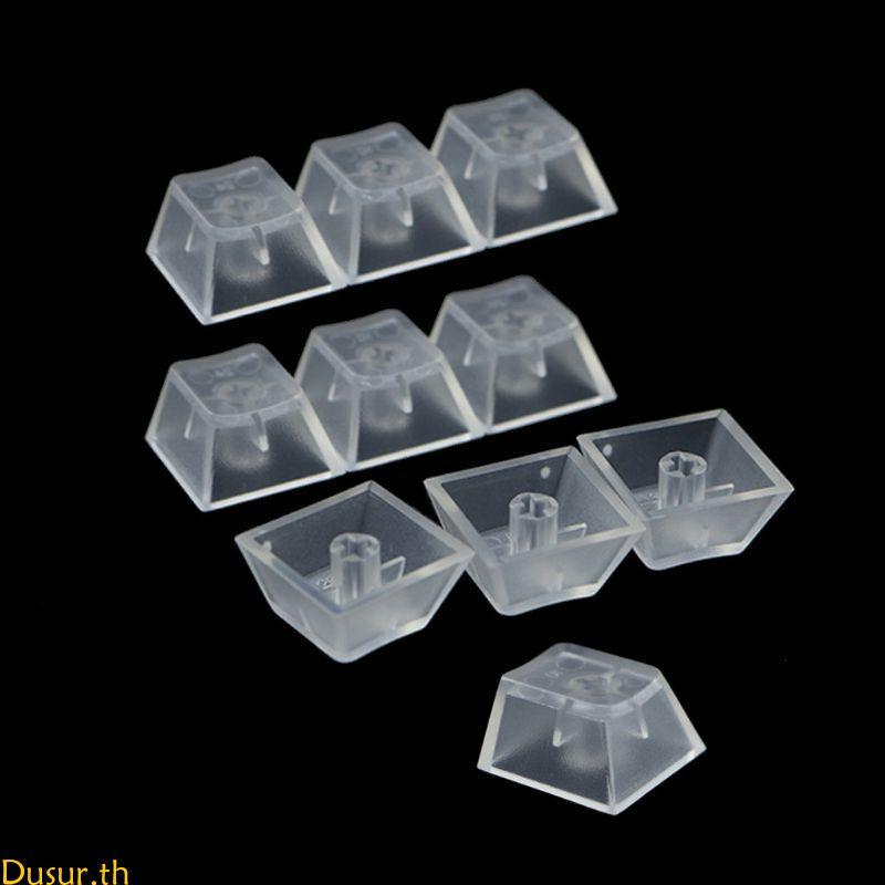 10Pcs Transparent ABS Keycaps Mechanical keyboard Keycaps Matte Backlit Keycaps