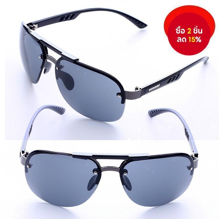 แว่นกันแดดไร้ขอบแว่นตาบุคลิกภาพที่น่าเชื่อถือแว่นกันแดดแว่นกันแดดขับรถผู้ชาย