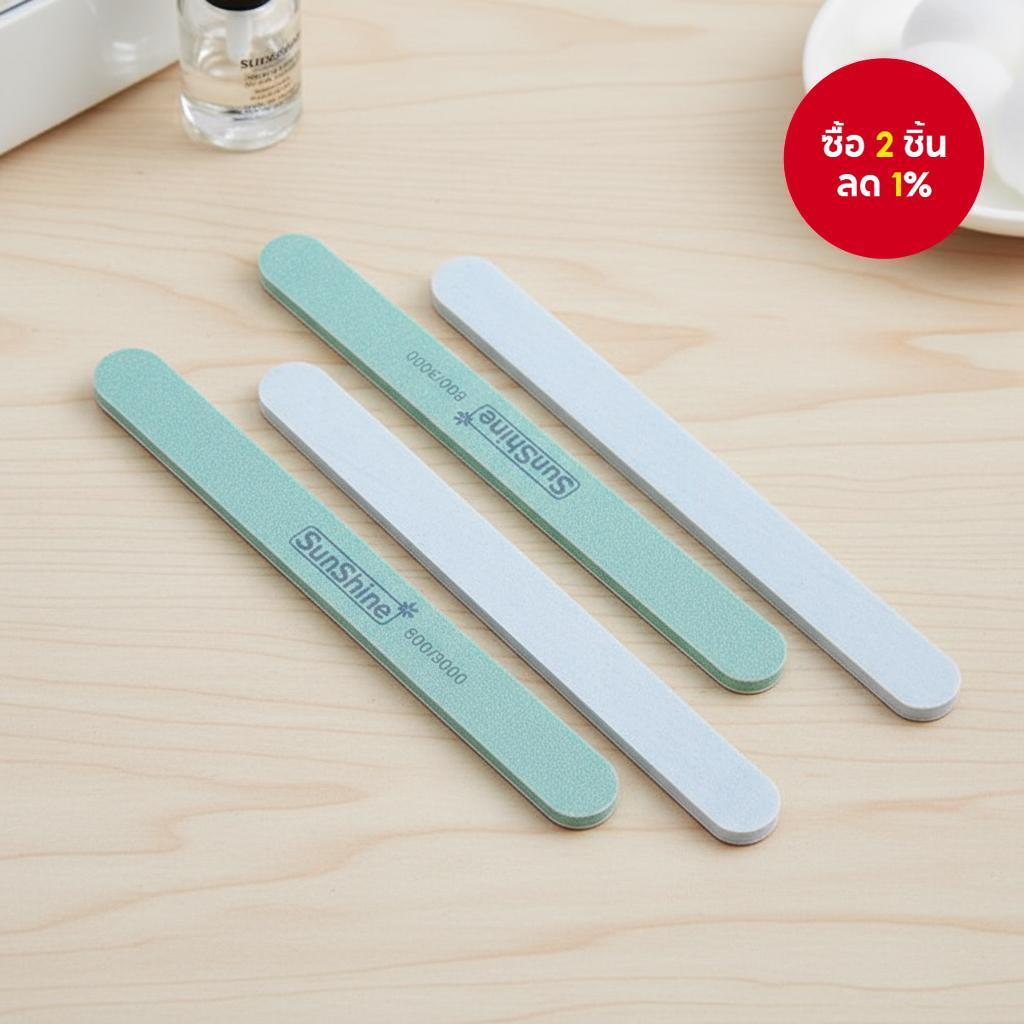 12 บล็อกและตะไบเล็บสําหรับเล็บธรรมชาติ, เครื่องขัดความเงางาม, ความละเอียด 600/3000 กรวด