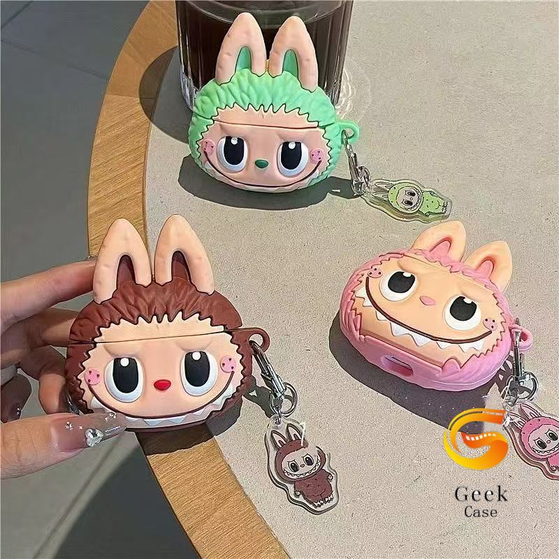 Geek สําหรับ GOOJODOQ J201 J206 J228 J229 หูฟังน่ารักตุ๊กตาหมีและจี้