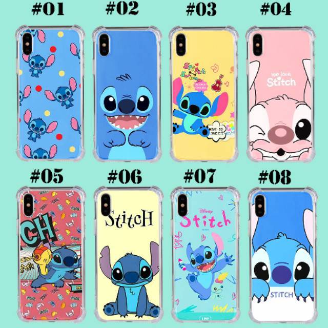 เคสอ่อน XIAOMI REDMI NOTE 5 6 7 8 PRO 4A 5A 6A 7A 8A 8APRO STICH CHARACTER MOTIF
