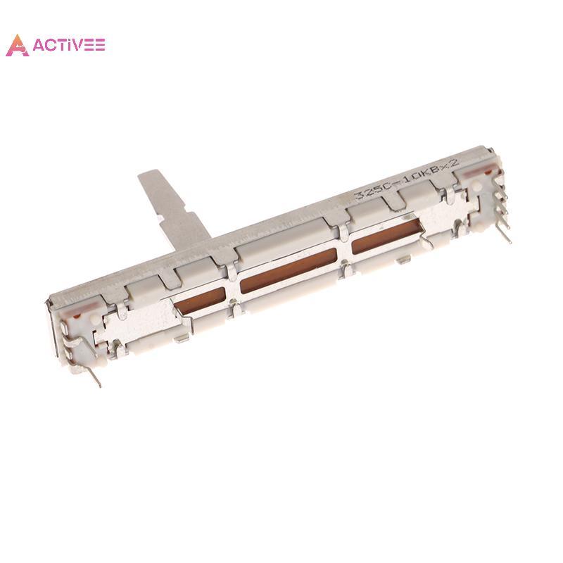 <Activee> 1Pc RS45 Series Straight Slip Potentiometer Pitch Tempo Fader 10KB2 DCV1024 ความยาวรวม 60M