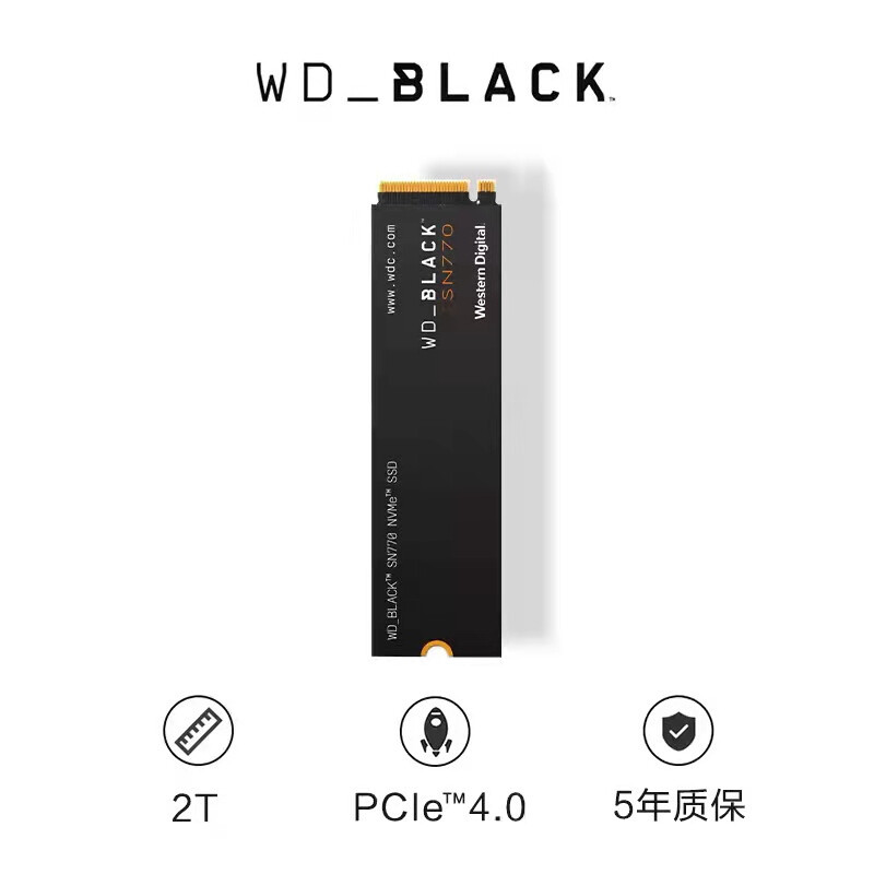 WD/Western Data Western Data 500G SSD Solid State Drive อินเทอร์เฟซ M.2 WD _ BLACK SN770