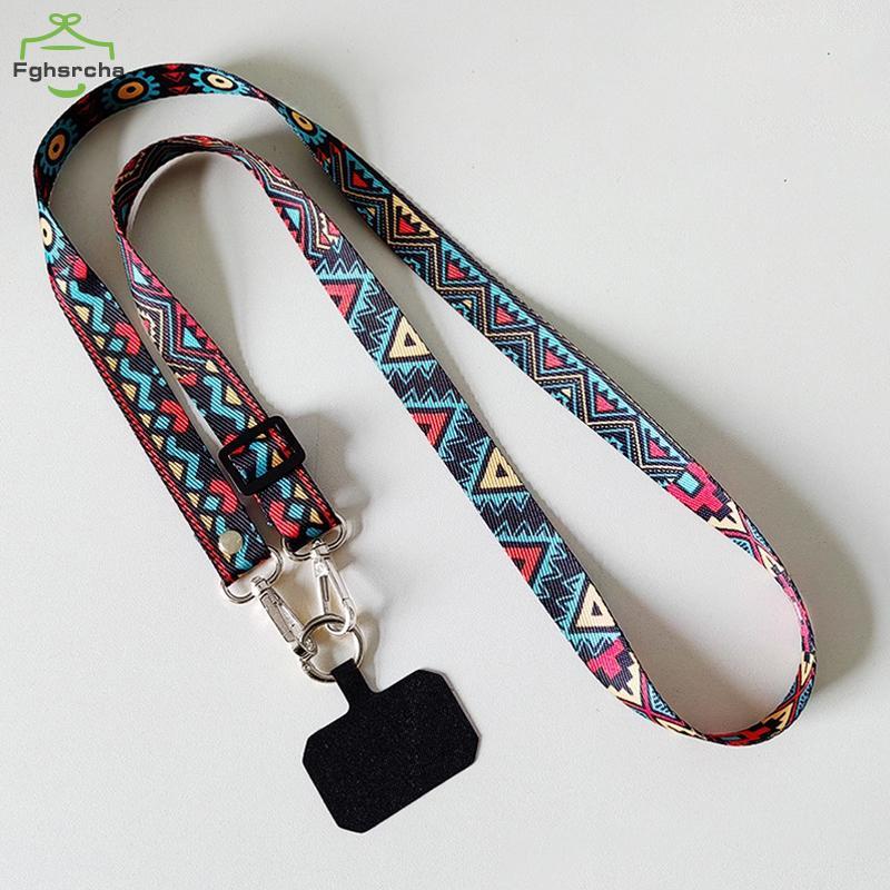 [FHC] ความคิดสร้างสรรค์โทรศัพท์ Lanyard Anti-Loss ยาว Crossbody สายคล้องคอปรับกล้องเชือกแขวนสําหรับ 