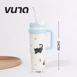 แก้วเก็บความเย็น 1000ML สแตนเลส316 แก้วเยติ แก้วน่ารัก แก้วเก็บอุณหภูมิ แก้วสแตนเลส แก้วน้ำ