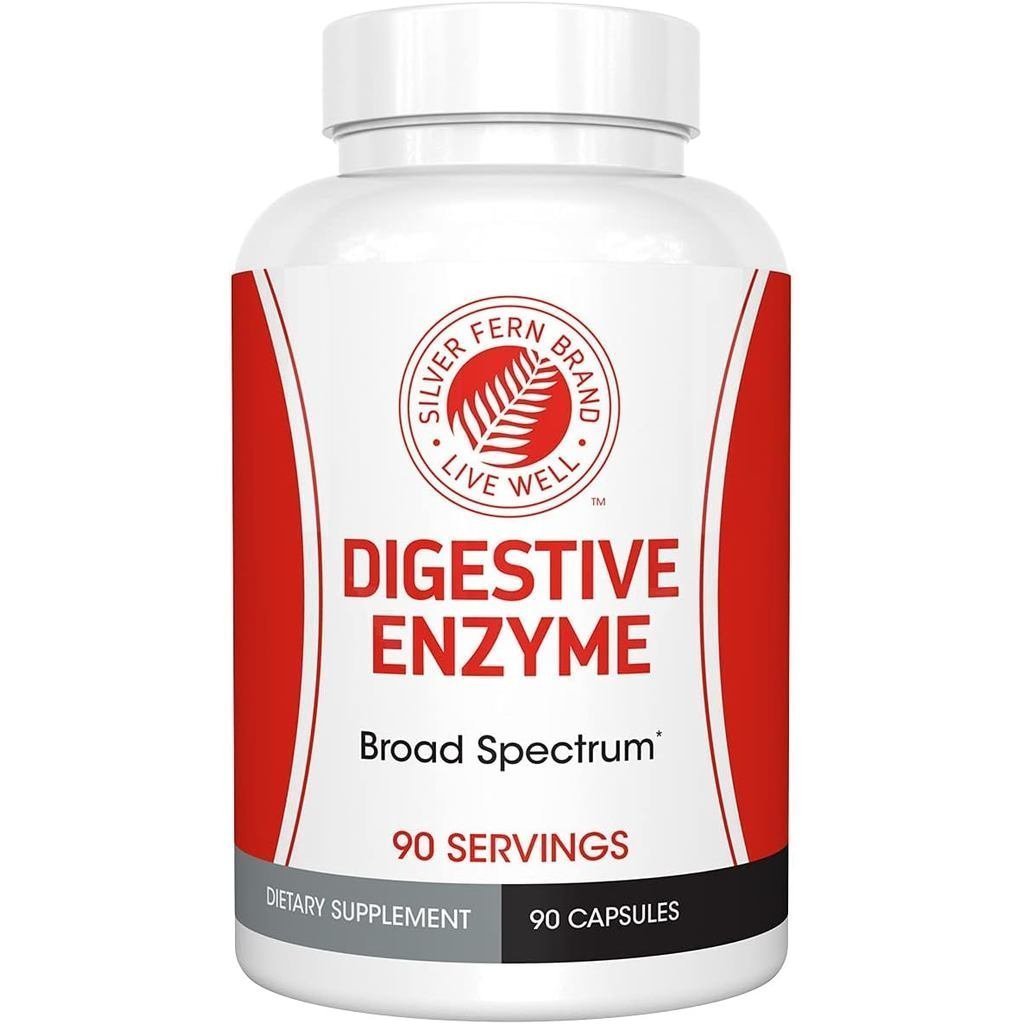 Silver Fern Brand Ultimate Digestive Enzyme อาหารเสริม - 1 ขวด = 90 แคปซูล -, Multi Enzyme - Digesti