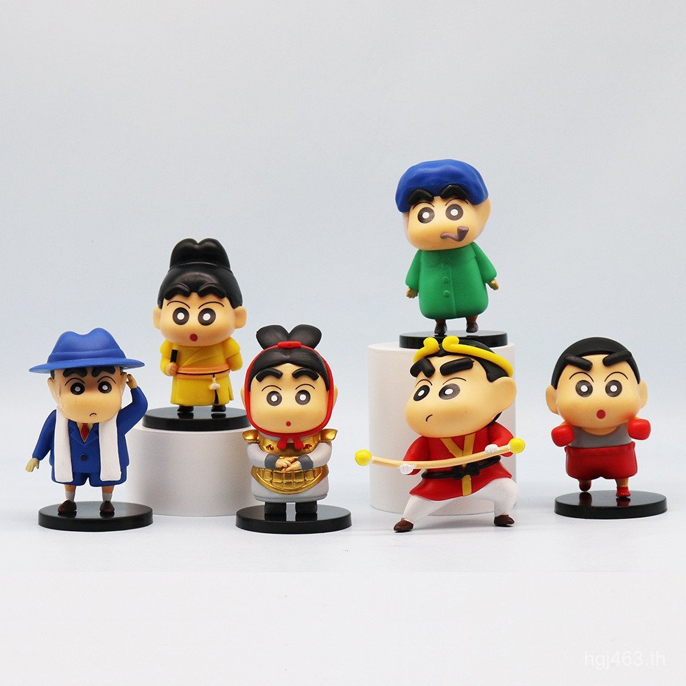 เครื่องประดับ Crayon Shin-Chan ตลกแคปซูลของเล่นเครื่องแต่งกายรุ่น Q รูป Shin-Chan Creative Shin-Chan