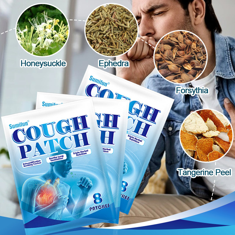 [คลังสินค้าพร้อม] Sumifun Cough Nursing Patch Acupoint Patch 8 Patch/Bag K11401WJG