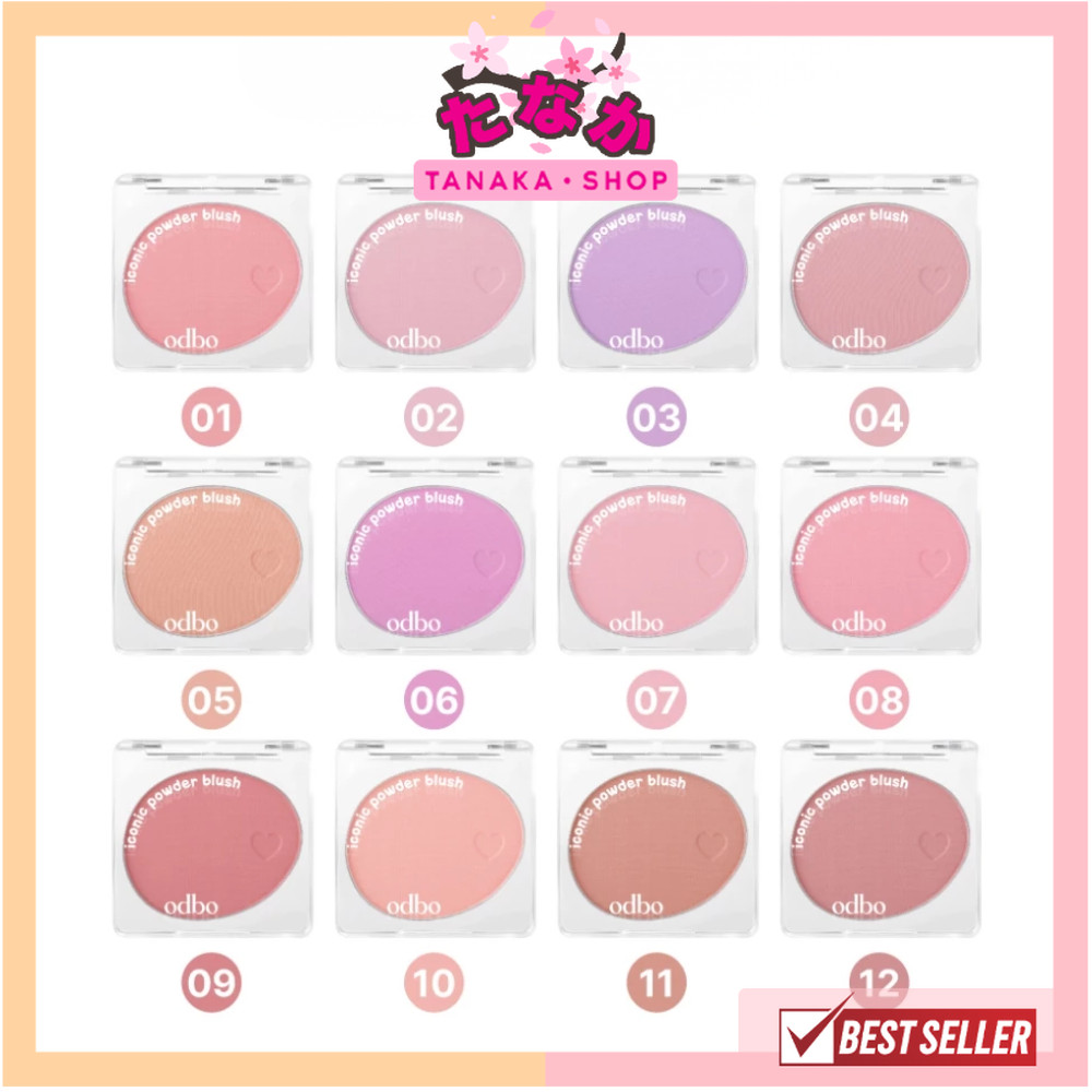 แท้/ถูกที่สุด/ไลฟ์ทุกวัน (1ชิ้น) OD1325 โอดีบีโอ ไอโคนิค พาวเดอร์ บลัช