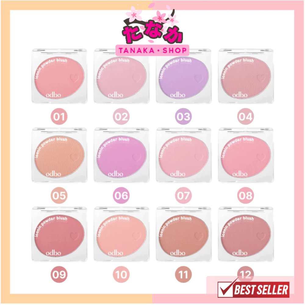 ODBO OD1325 Iconic Powder Blush บลัชออนเนื้อฝุ่น 4.2g