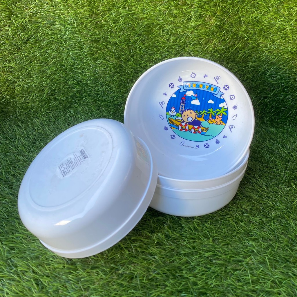 ขันน้ำ  ขันน้ำคละลาย ขันพลาสติก ขันตักน้ำ ขันน้ำลายการ์ตูน ขันน้ำพลาสติก เกรด A สีขาวสะอาด สวยงาม ขนาด20ซม. - รูปที่ 2