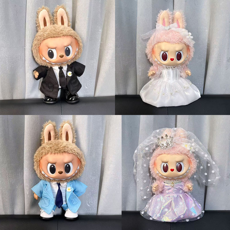 🔥ชุดลาบูบู้ 38cm ชุด mokoko ตัวใหญ่ ชุดตุ๊กตา 40cm ชุด labubu time to chill ชุด labubu 40 cm