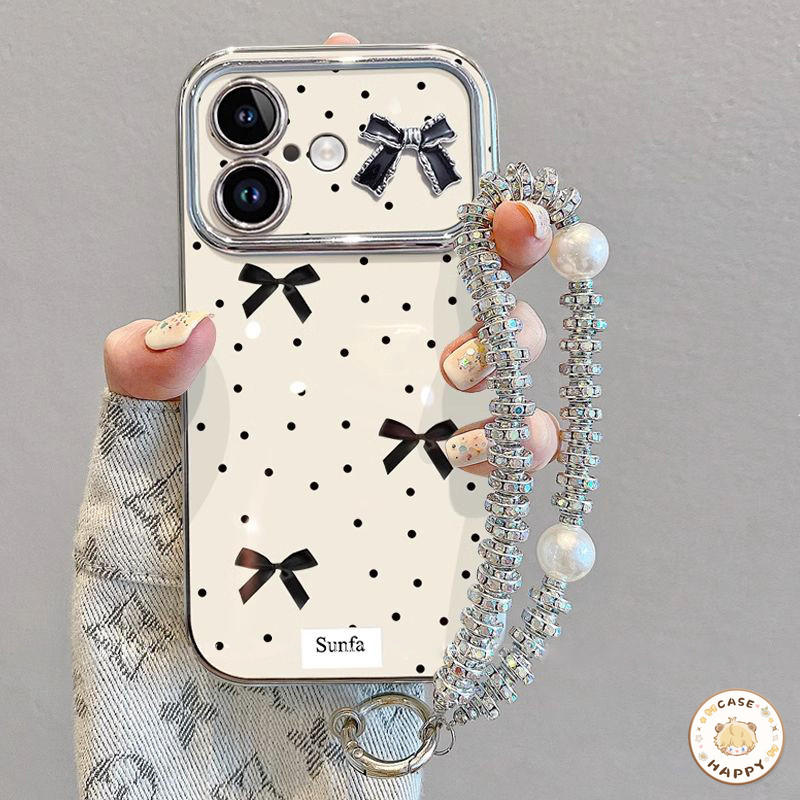 เคสไอโฟน 16 สำหรับ IPhone 13 14 12 17 11 15 Pro Max 7 15 16 Plus XS X Max กุทัณฑ์แบบเรียบง่ายลายจุดฝาครอบกรอบหน้าต่างไฟฟ – โปรปัง
