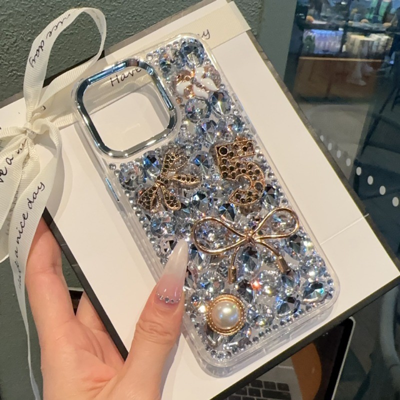 SAMSUNG Glitter BlingคริสตัลเพชรสําหรับSamsung Galaxy S26 S25 Edge S24 S23 S22 S21 Plus S20 FEหมายเหตุ20 Ultra M56 M06 M15 M12 M11 A12 A12 A02 A11 Rhinestoneฝาครอบโทรศัพท์