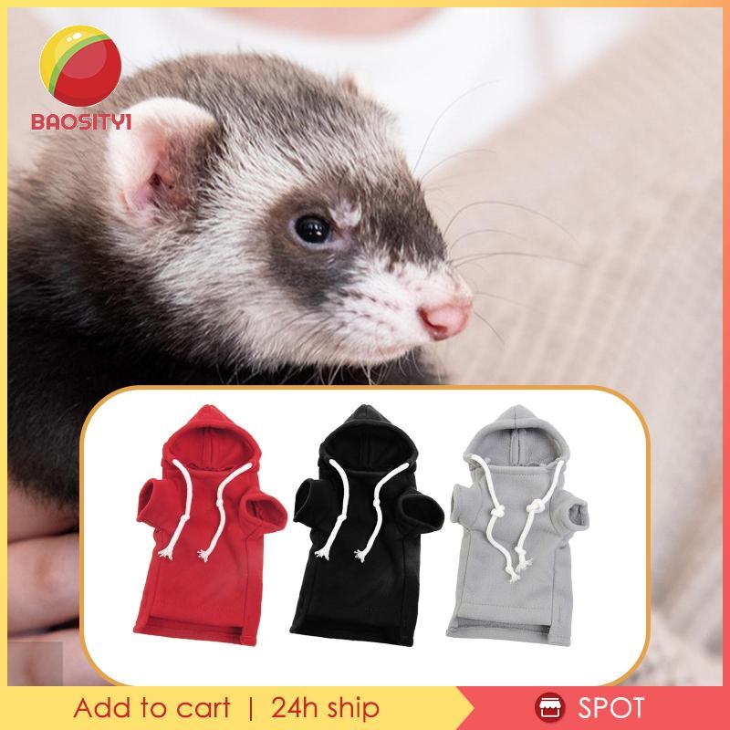 [Baosity1] Ferret Clothes Hoodie Ferret Clothing น่ารักฤดูหนาวทําความสะอาดง่ายอเนกประสงค์ชุดสัตว์เล็