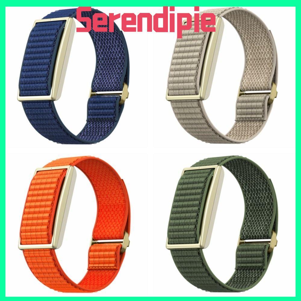 SERDIPIE Sport Band, Nylon Loop Design Fitness Tracker Strap, สายรัดข้อมือทดแทนระบายอากาศแบบปรับได้ส