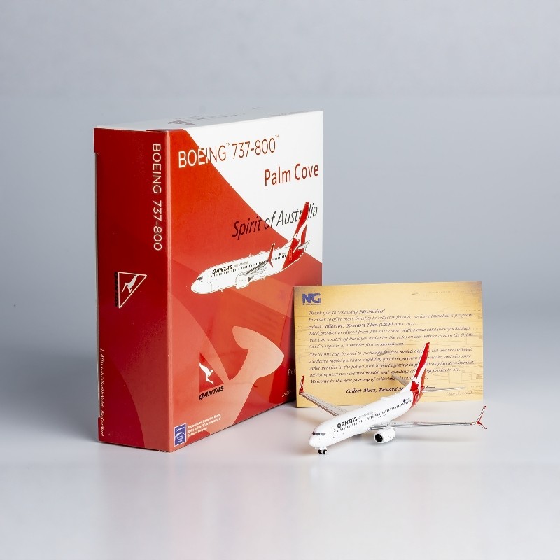 NG 1/400 เครื่องบินโดยสารโลหะ รุ่น B737-800/w Australia Airlines VH-VZV/VH-VZU