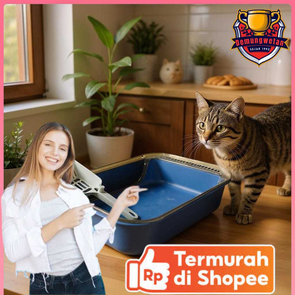 KITPET กระบะทรายแมว Semi-Enclosed Pet Toilet ลูกแมว - KT1