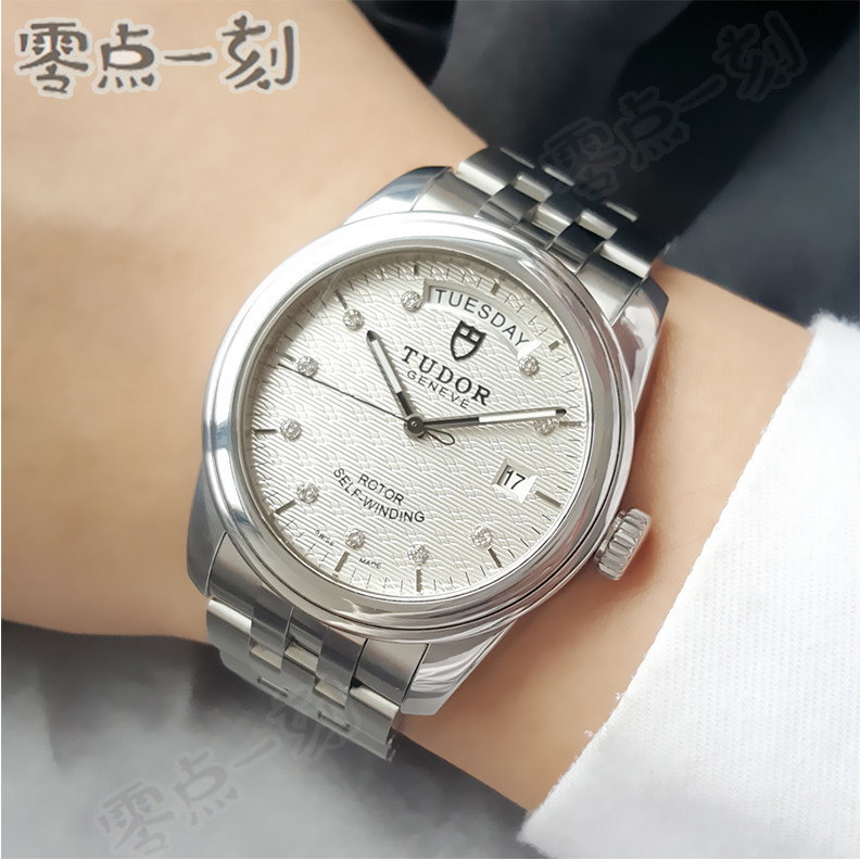 Tudor Tudor Tudor Series Original Diamond-studded Automatic Mechanical Watch นาฬิกาผู้ชาย 56000-6806