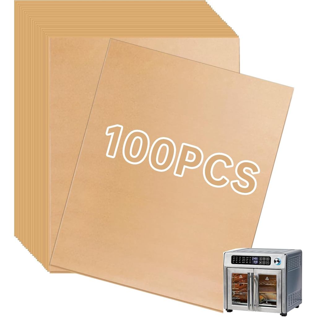 Parchment กระดาษ Air Fryer Liners ทิ้งสําหรับ Emeril Lagasse Air Fryer, 10x11.5 นิ้ว Air Fryer กระดา