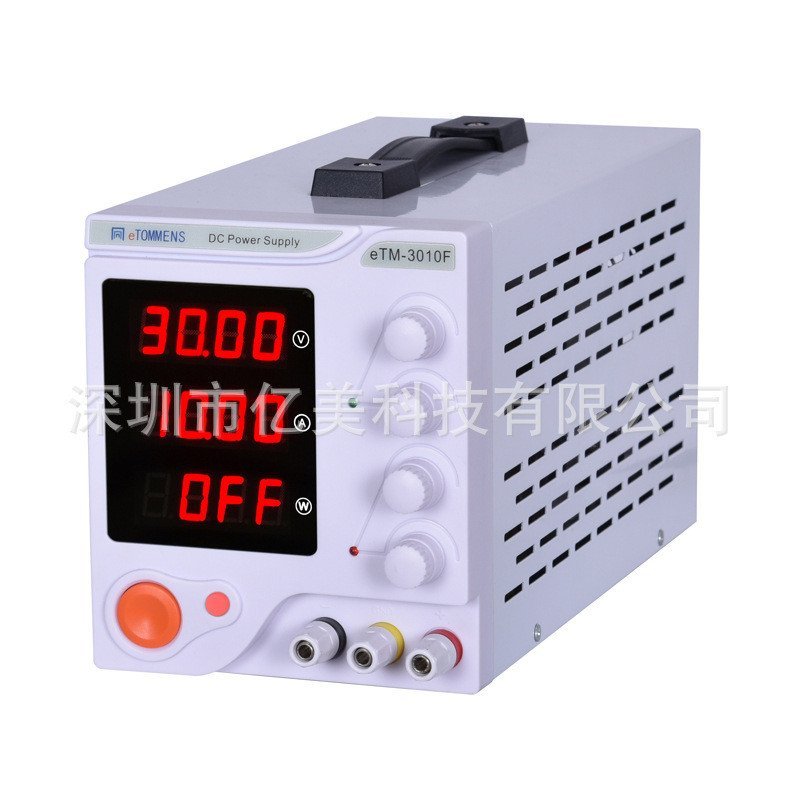30V10a ปรับ High-Power Power Supply เดียวกันประตูคงที่ Current แหล่งไฟฟ้าแรงดันไฟฟ้าซ่อม 0-60V100V3A