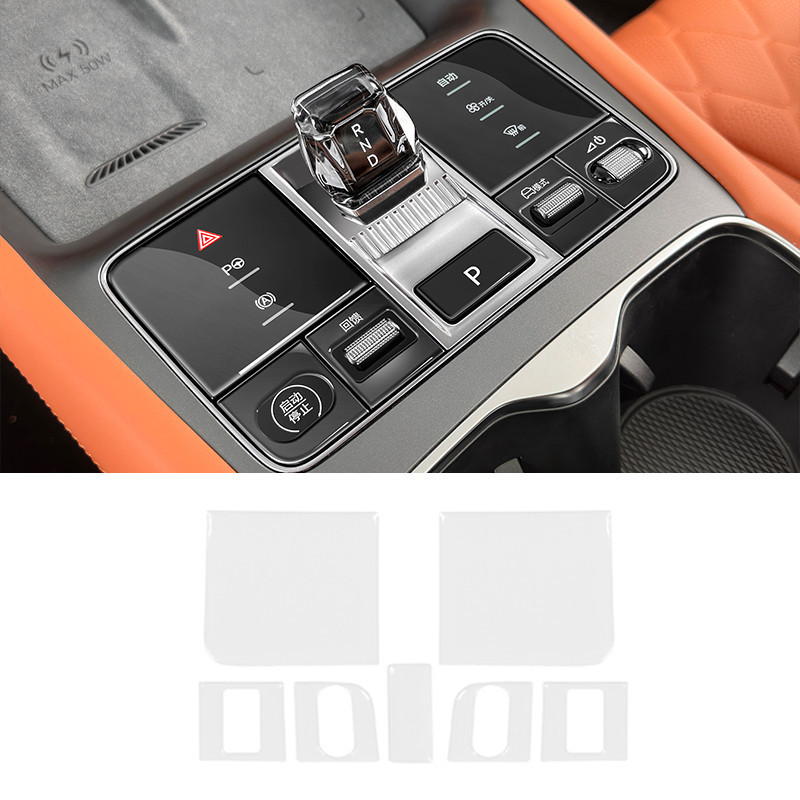 สําหรับ BYD Sealion 7 2024 อีพ็อกซี่เรซิ่น Gearshift ปุ่มสติกเกอร์ Central แผงควบคุมฟิล์มป้องกันฟิล์มป้องกันโปร่งใส BBA ราคา ถูกที่สุด ดีลบีเคเค แกลเลอรีภาพที่ 8